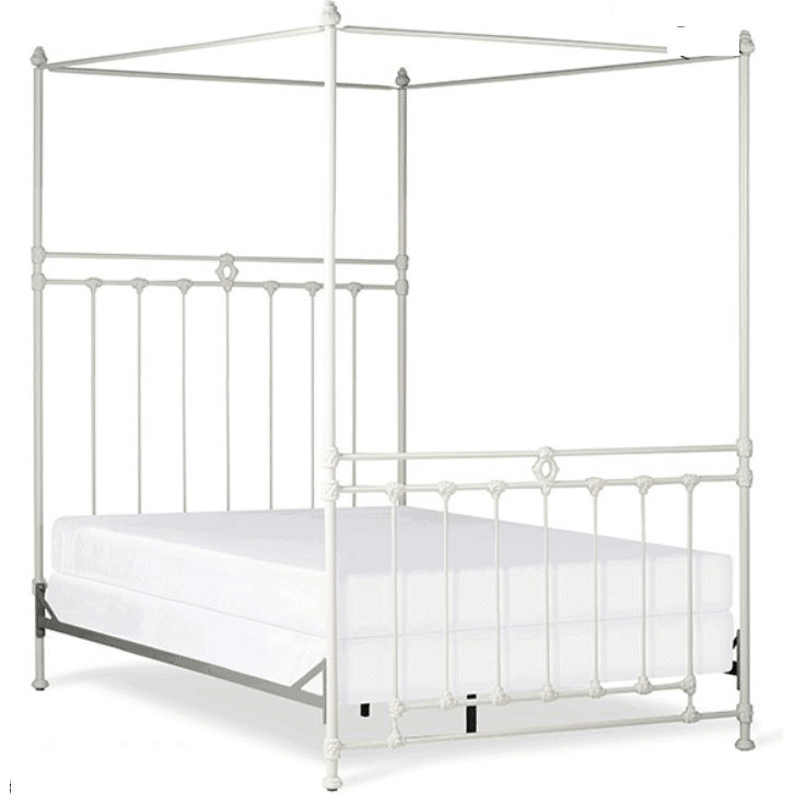 Corsican Iron Canopy Bed 43640 | Straight Canopy Williamsburg Bed-Canopy Bed-Jack and Jill Boutique