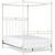 Corsican Iron Canopy Bed 43640 | Straight Canopy Williamsburg Bed-Canopy Bed-Jack and Jill Boutique