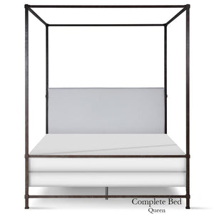 Corsican Iron Canopy Bed 43808 | Upholstered Canopy Bed-Canopy Bed-Jack and Jill Boutique