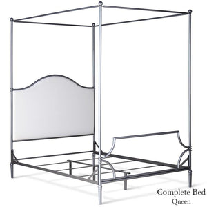 Corsican Iron Canopy Bed 43822 | Upholstered Canopy Bed-Canopy Bed-Jack and Jill Boutique