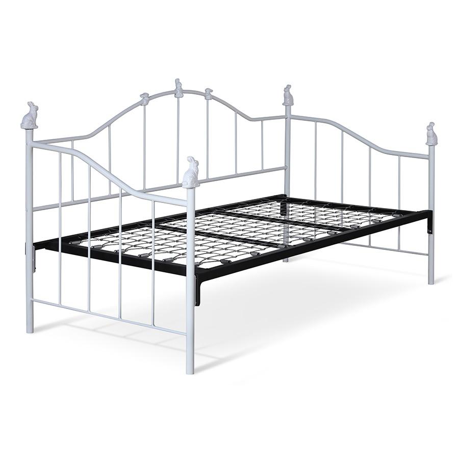 Daybed 43846 | Complete with bunny accents and an optional spring unit-Day Bed-Jack and Jill Boutique