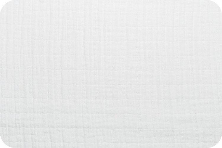 Solid Embrace Snow | Double Gauze Cotton-Fabric-Jack and Jill Boutique