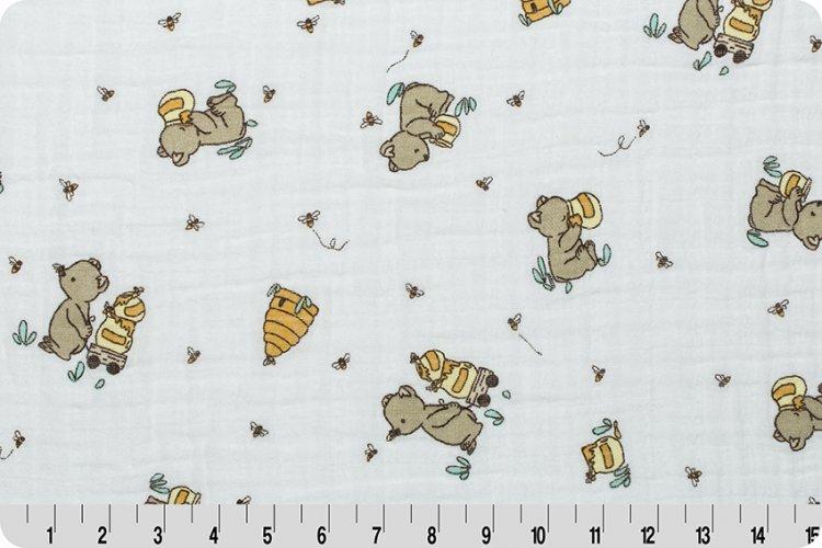 SMD Bear Hugs Embrace® Banana | Double Gauze Cotton-Fabric-Jack and Jill Boutique