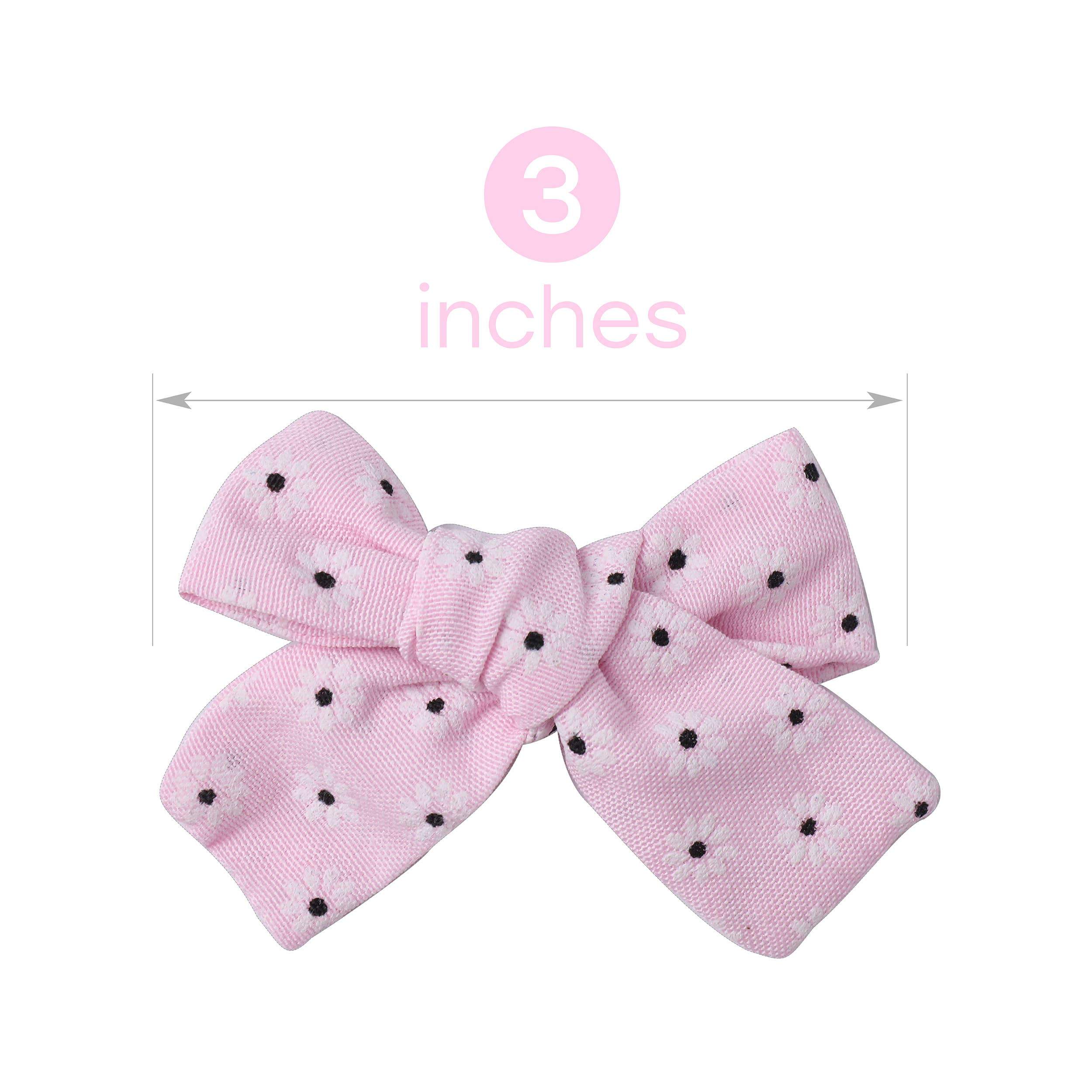 Toddler Pink Hair Bow Headbands for Girls, Pink Bows for Teen