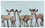 5 Dancing Fawns On Ice Blue Wall Art-Wall Art-Jack and Jill Boutique