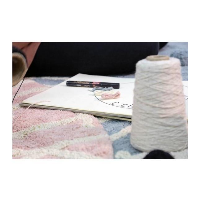 Round ABC Machine Washable Rugs - 5 Feet - Cotton-Rugs-Jack and Jill Boutique