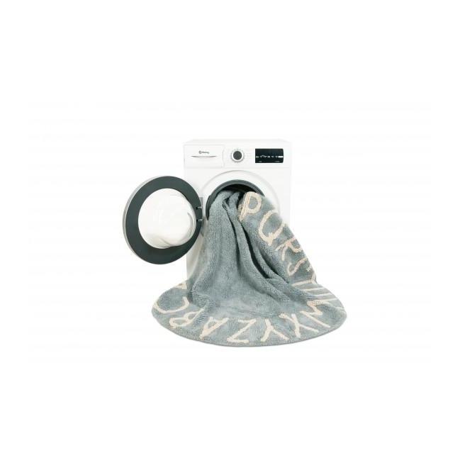 Round ABC Machine Washable Rugs - 5 Feet - Cotton-Rugs-Jack and Jill Boutique