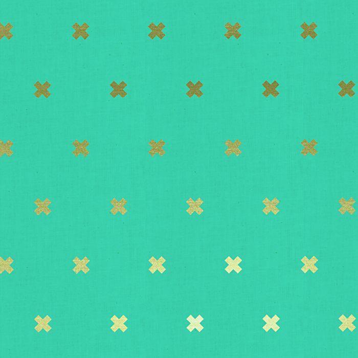 XOXO in Toy Boat Gold Fabric by the Yard | 100% Cotton-Fabric-Jack and Jill Boutique