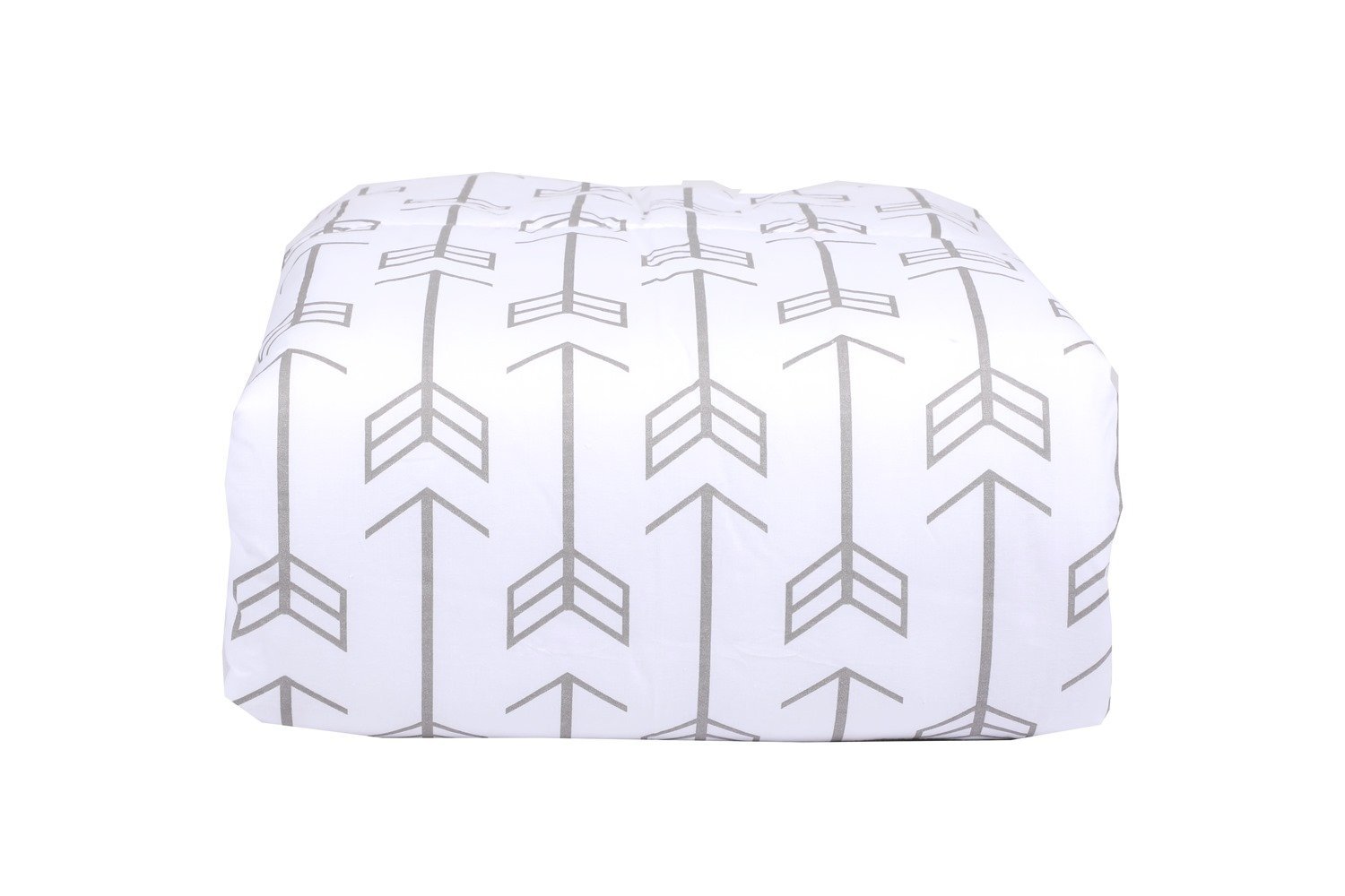 Toddler Blanket | Arrows Print with Minky Banking-Baby Blanket-White-Jack and Jill Boutique