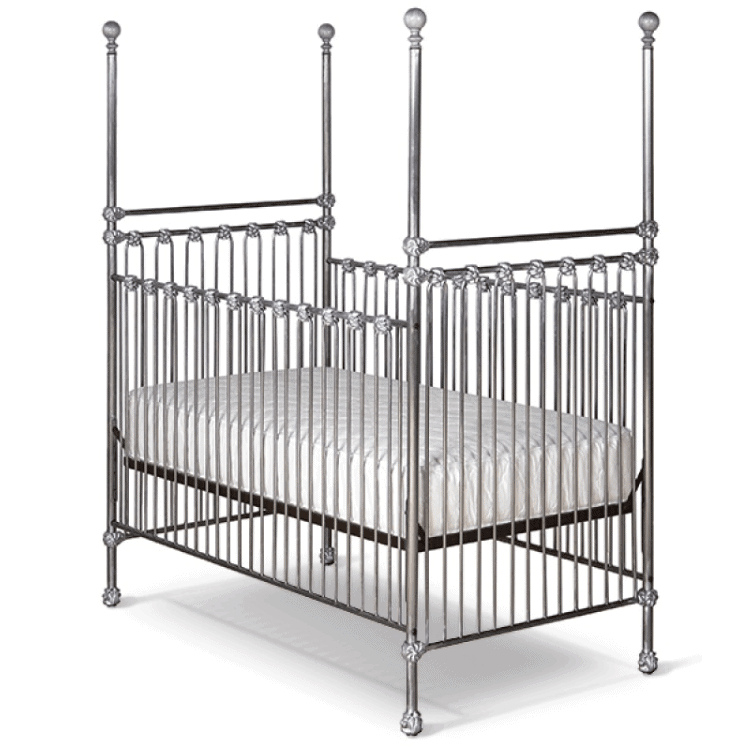 Corsican Iron Cribs 6778 Stationary Four Post Crib Jack and