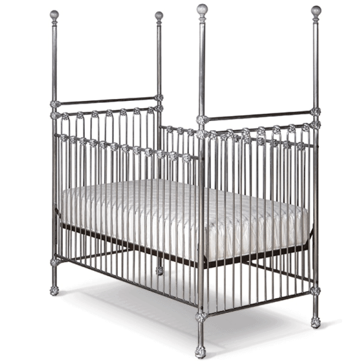 Corsican Iron Cribs 6778 | Stationary Four Post Crib-Cribs-Jack and Jill Boutique