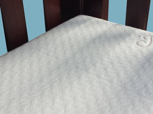 Premium Cotton Mini Crib Mattress Pad - Waterproof-Mattress Cover-Jack and Jill Boutique