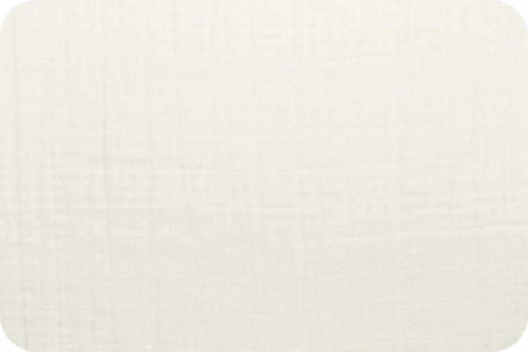 Solid Embrace Ivory | Double Gauze Cotton-Fabric-Jack and Jill Boutique