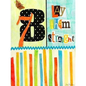 7, 8 Lay Them Straight | Canvas Wall Art-Canvas Wall Art-Jack and Jill Boutique