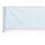 Flat White Denim Pom Pom Crib Skirt (Pink)-Crib Skirt-Jack and Jill Boutique