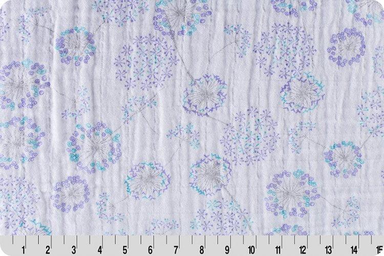 Believe Metallic Embrace® Tulip/Silver | Double Gauze Cotton-Fabric-Jack and Jill Boutique