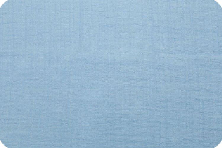 Solid Embrace Sky | Double Gauze Cotton-Fabric-Jack and Jill Boutique