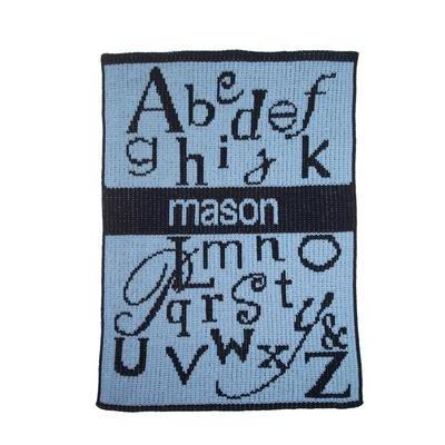 ABC'S &amp; Name Stroller Blanket-Blankets-Jack and Jill Boutique