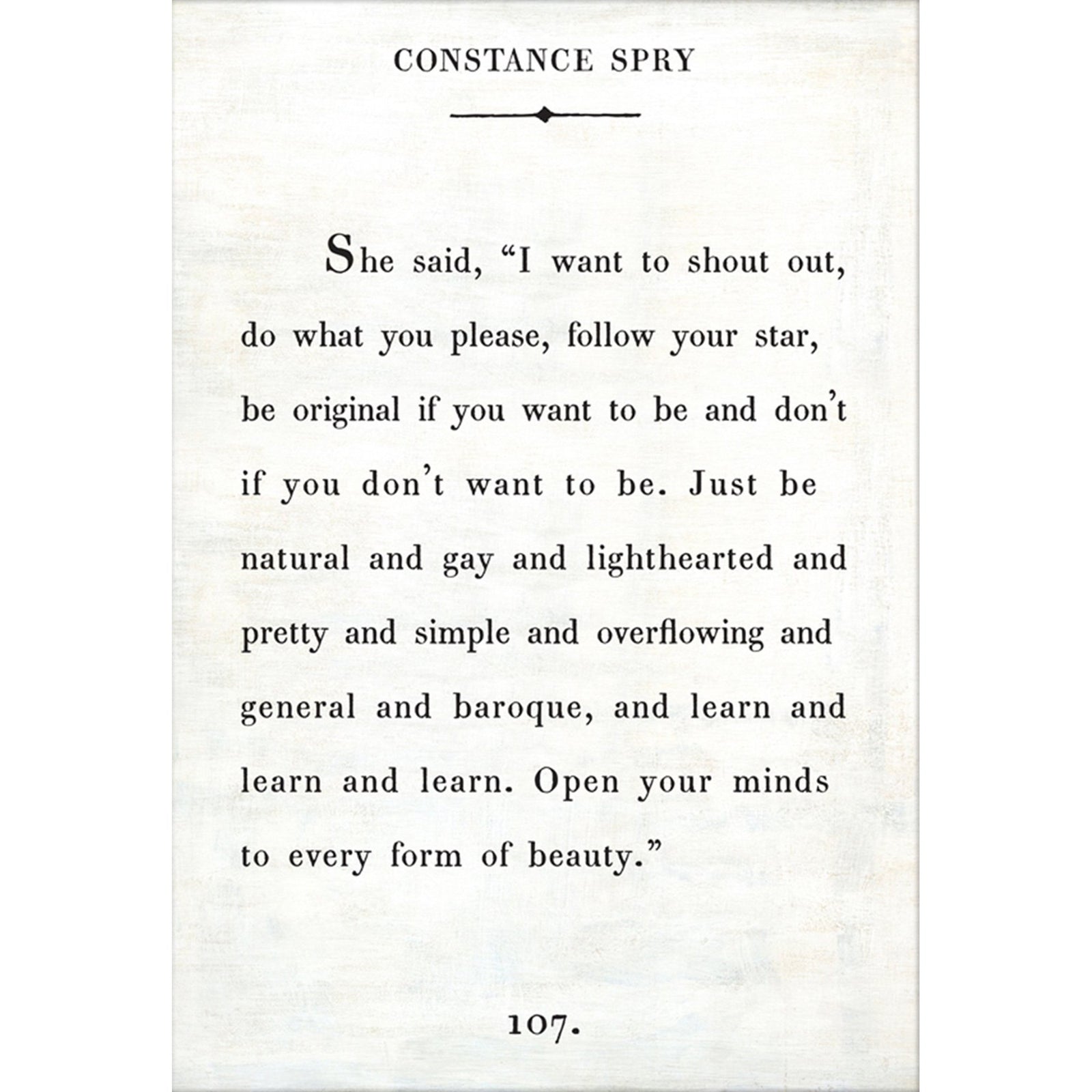 Constance Spry - Book Collection Art Print-Art Print-17" x 25"-White-Gallery Wrap-Jack and Jill Boutique