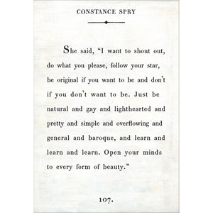 Constance Spry - Book Collection Art Print-Art Print-17" x 25"-White-Gallery Wrap-Jack and Jill Boutique