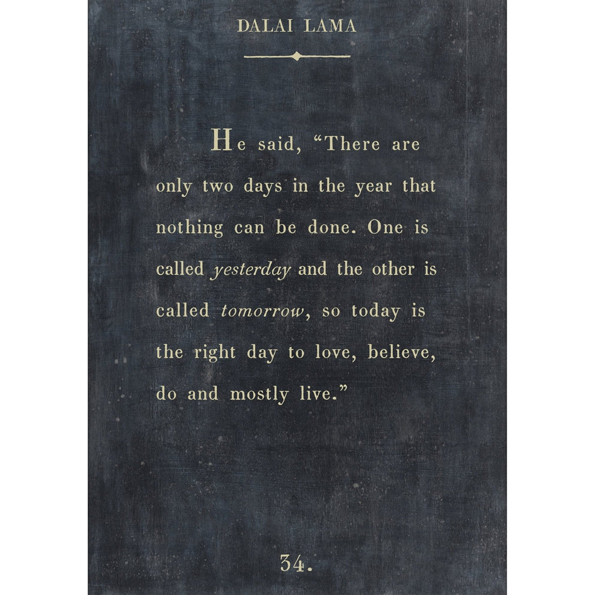 Dalai Lama - Book Collection Art Print-Art Print-Jack and Jill Boutique
