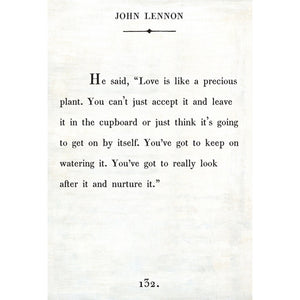 John Lennon - Book Collection Art Print-Art Print-17" x 25"-White-Gallery Wrap-Jack and Jill Boutique