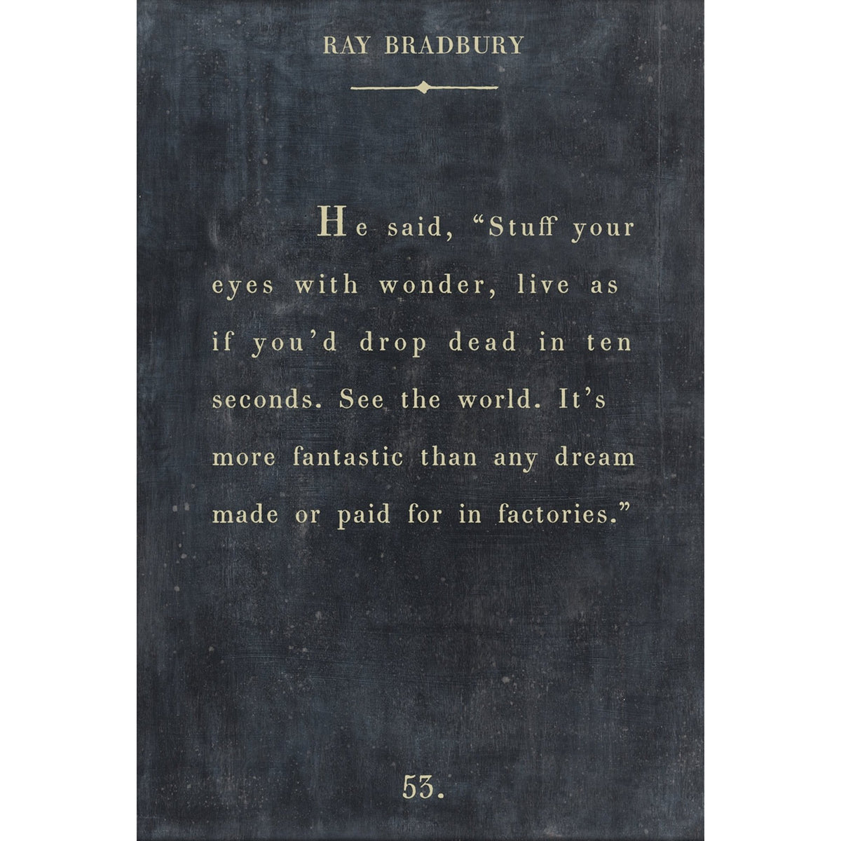 Ray Bradbury - Book Collection Art Print-Art Print-Jack and Jill Boutique