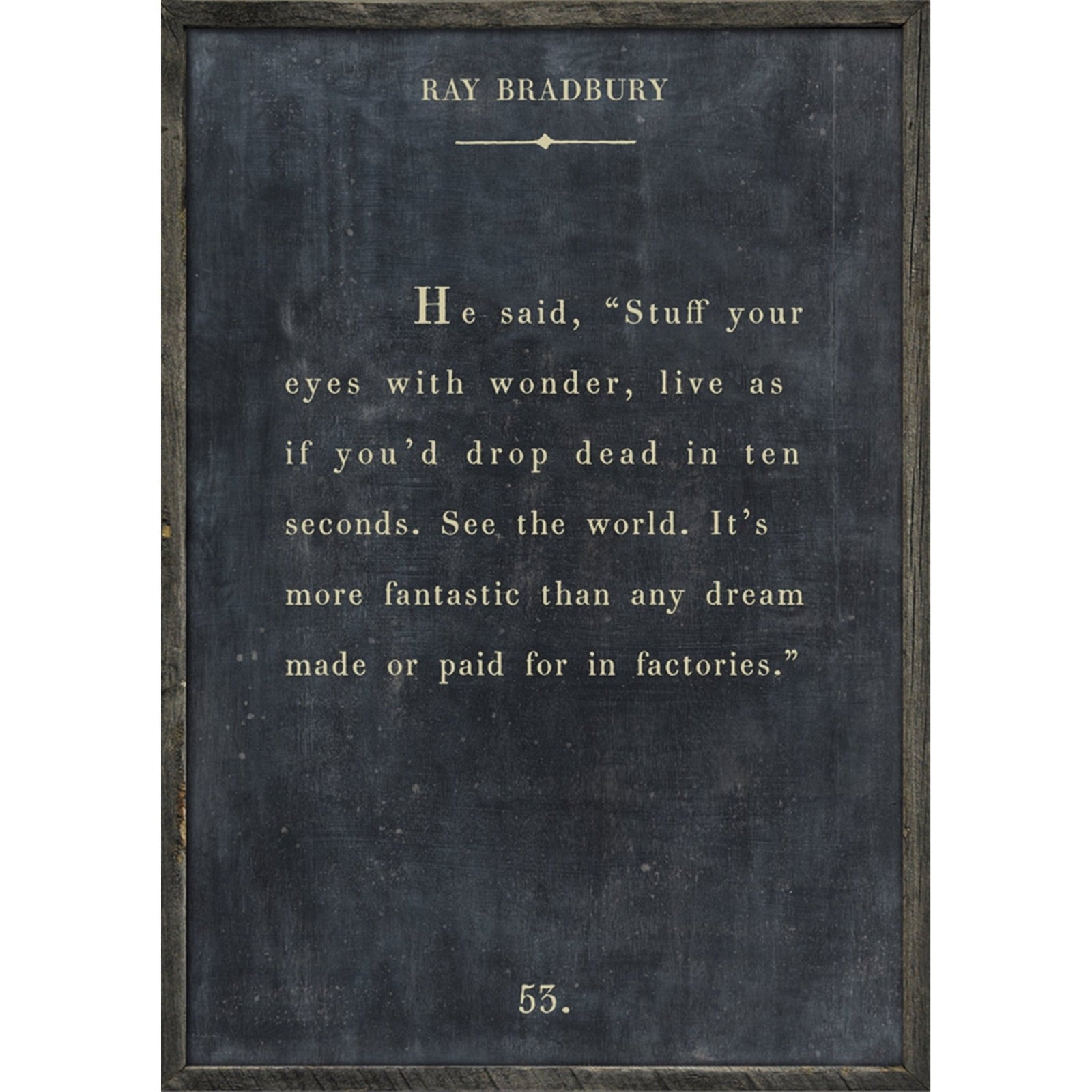 Ray Bradbury - Book Collection Art Print-Art Print-Jack and Jill Boutique