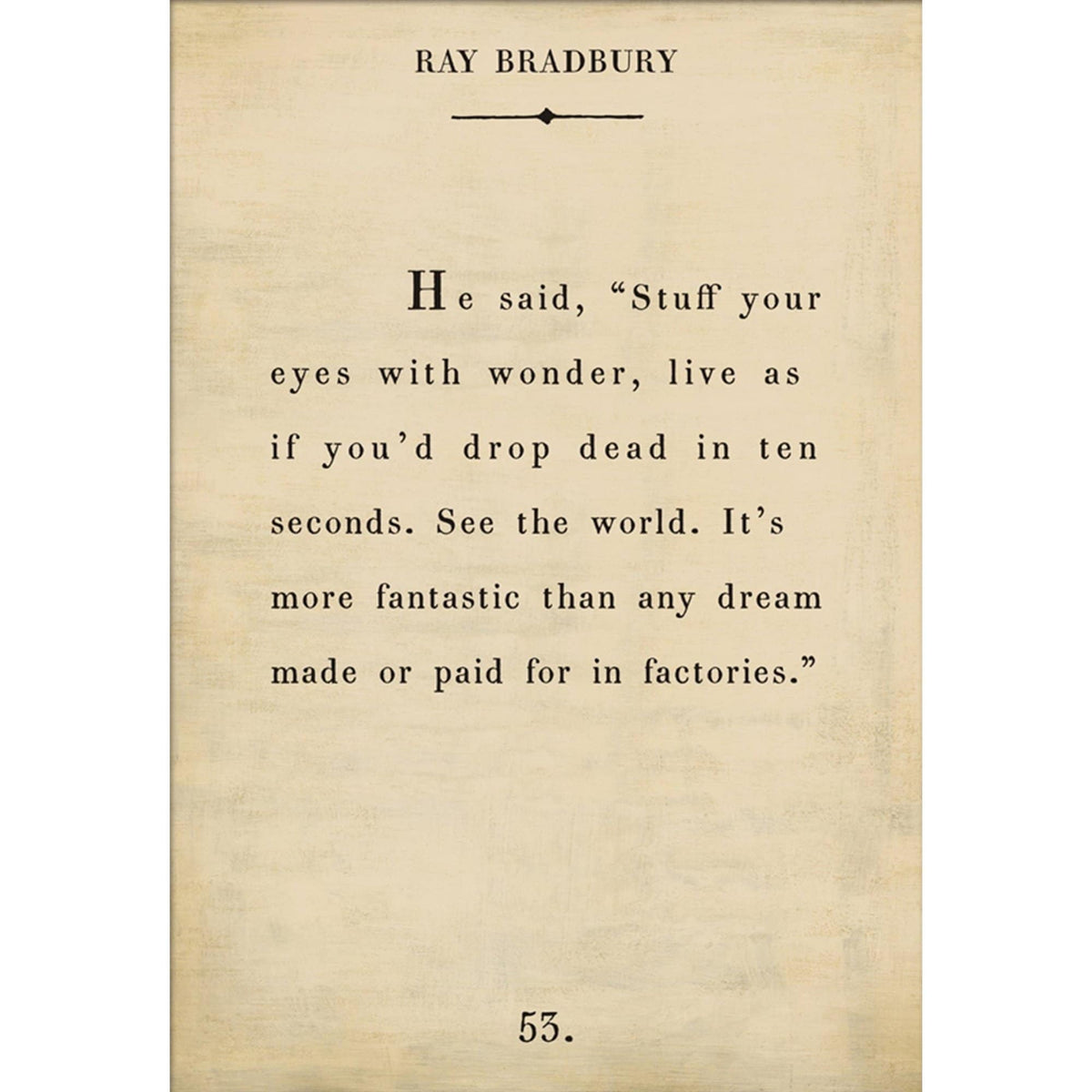 Ray Bradbury - Book Collection Art Print-Art Print-Jack and Jill Boutique