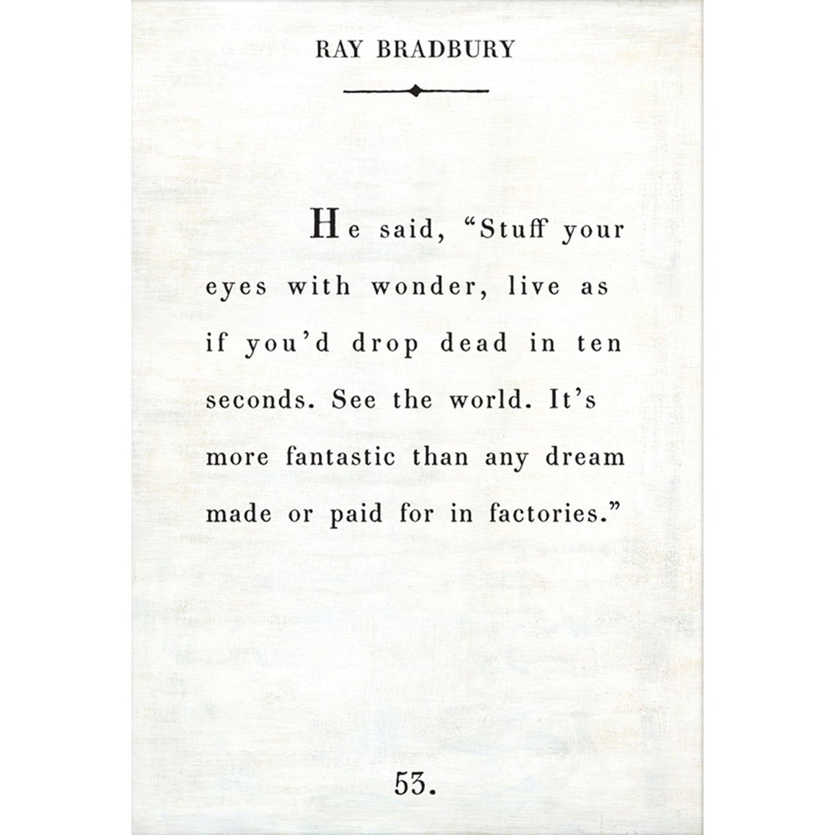 Ray Bradbury - Book Collection Art Print-Art Print-Jack and Jill Boutique