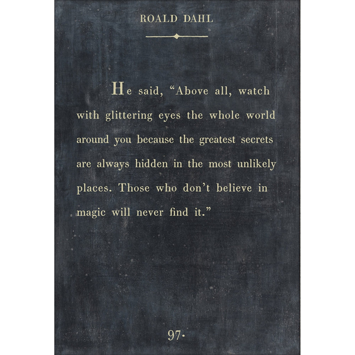 Roald Dahl - Book Collection Art Print-Art Print-Jack and Jill Boutique