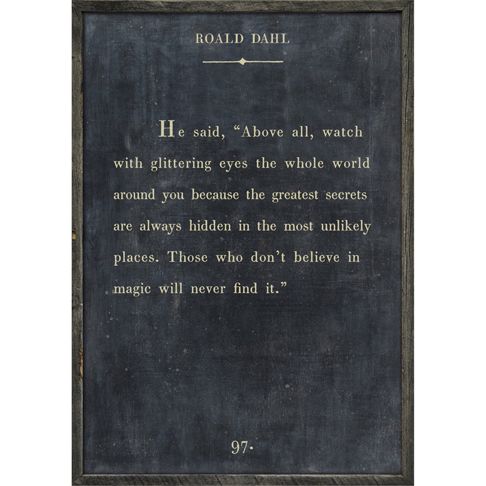 Roald Dahl - Book Collection Art Print-Art Print-Jack and Jill Boutique