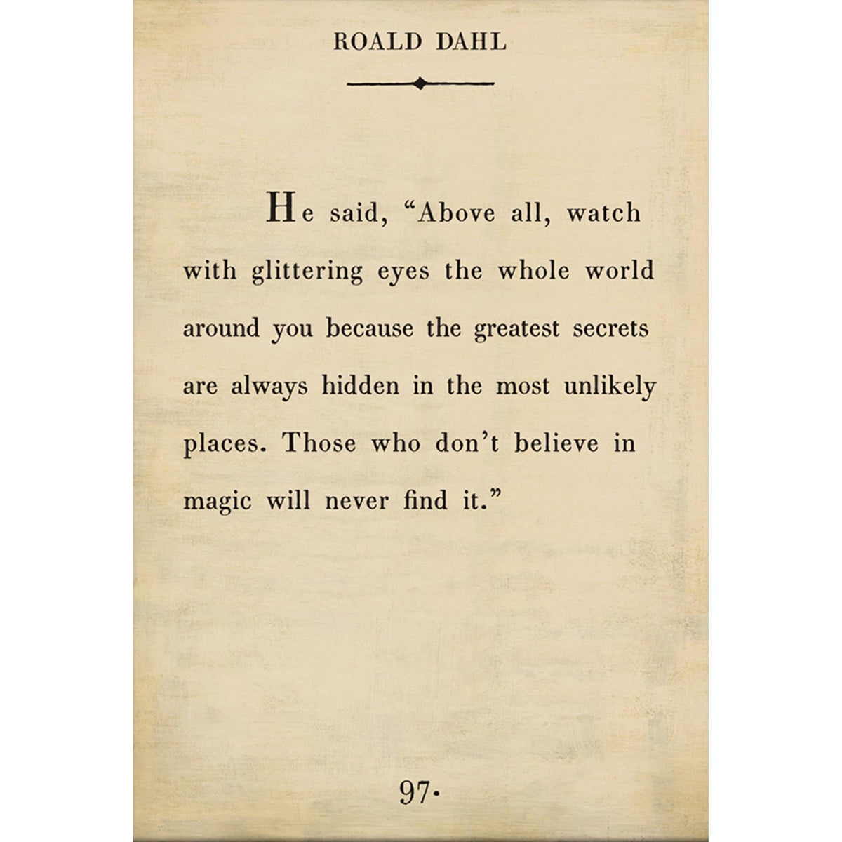 Roald Dahl - Book Collection Art Print-Art Print-Jack and Jill Boutique