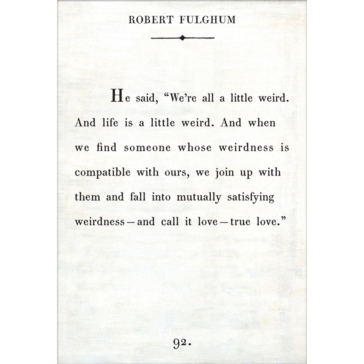 Robert Fulghum - Book Collection Art Print-Art Print-Jack and Jill Boutique