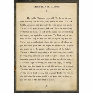 Christian Larson - Book Collection Art Print-Art Print-17" x 25"-Cream-Grey Wood Frame-Jack and Jill Boutique