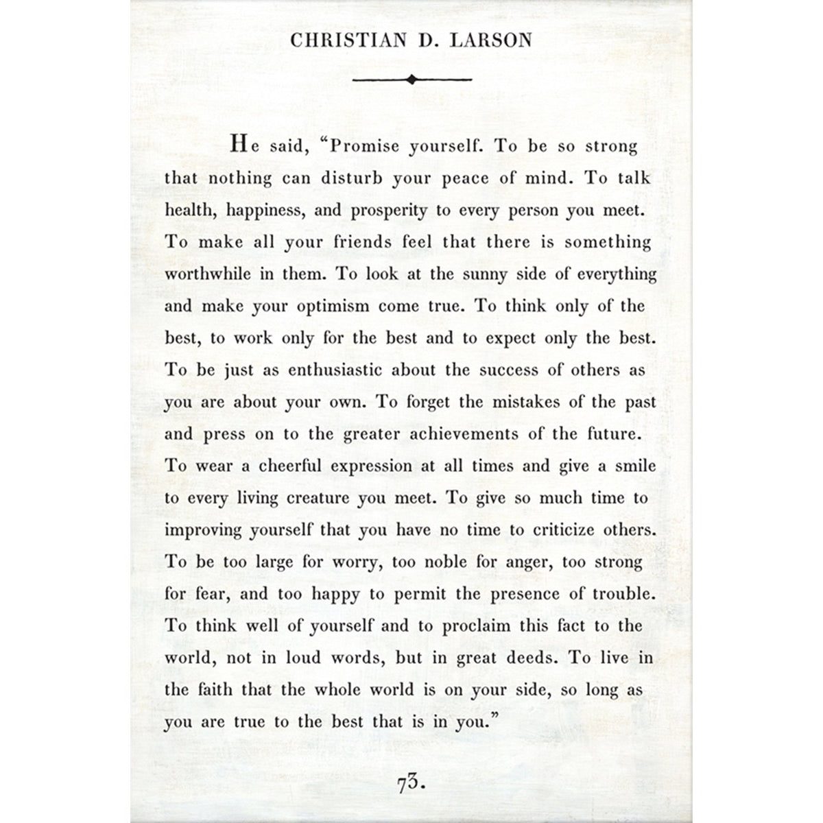 Christian Larson - Book Collection Art Print-Art Print-Jack and Jill Boutique