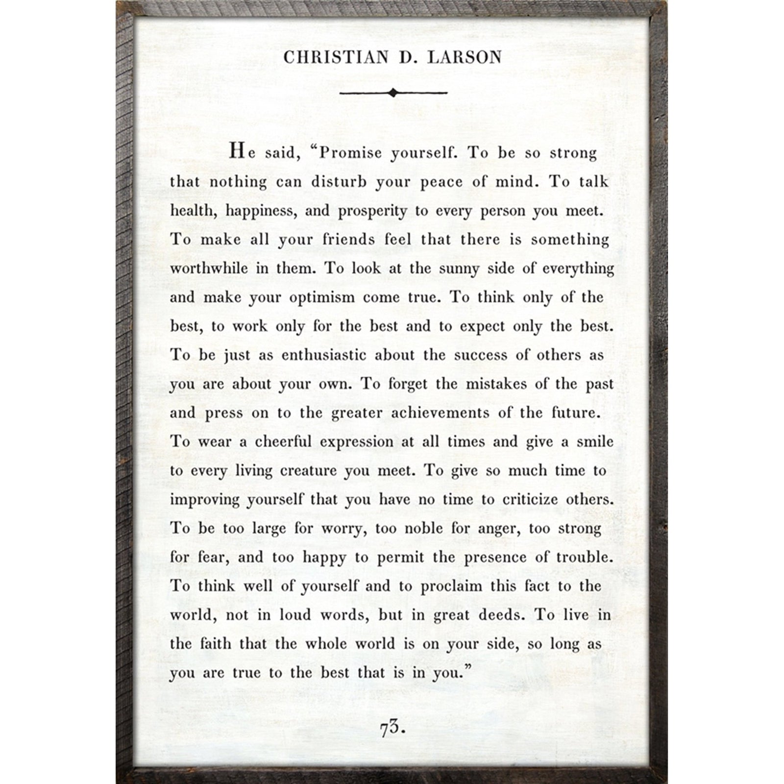 Christian Larson - Book Collection Art Print-Art Print-17" x 25"-White-Grey Wood Frame-Jack and Jill Boutique