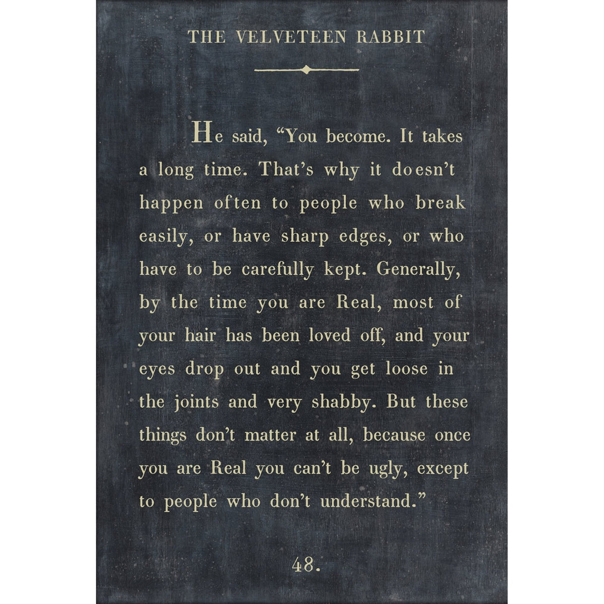 The Velveteen Rabbit - Book Collection Art Print-Art Print-Jack and Jill Boutique