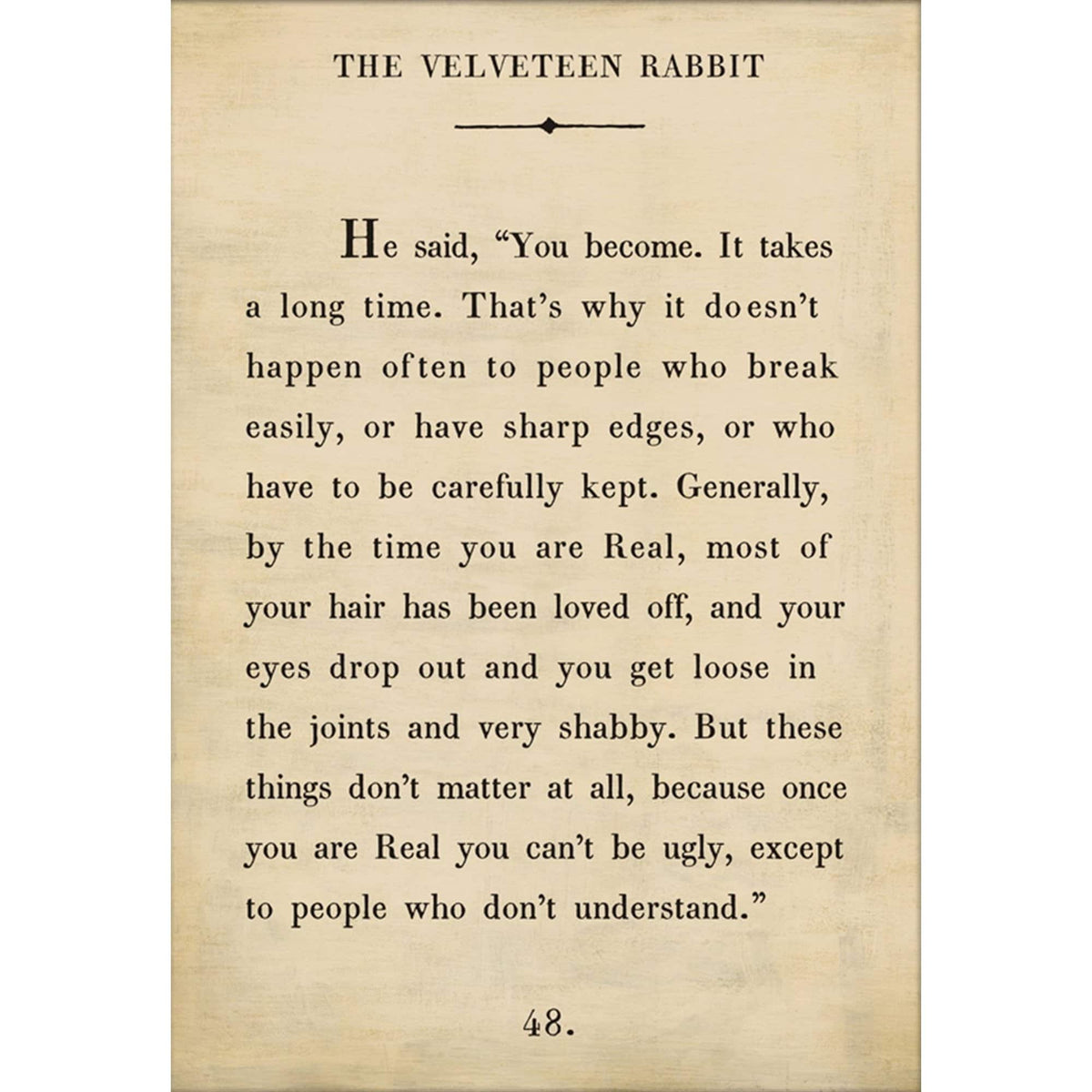 The Velveteen Rabbit - Book Collection Art Print-Art Print-Jack and Jill Boutique