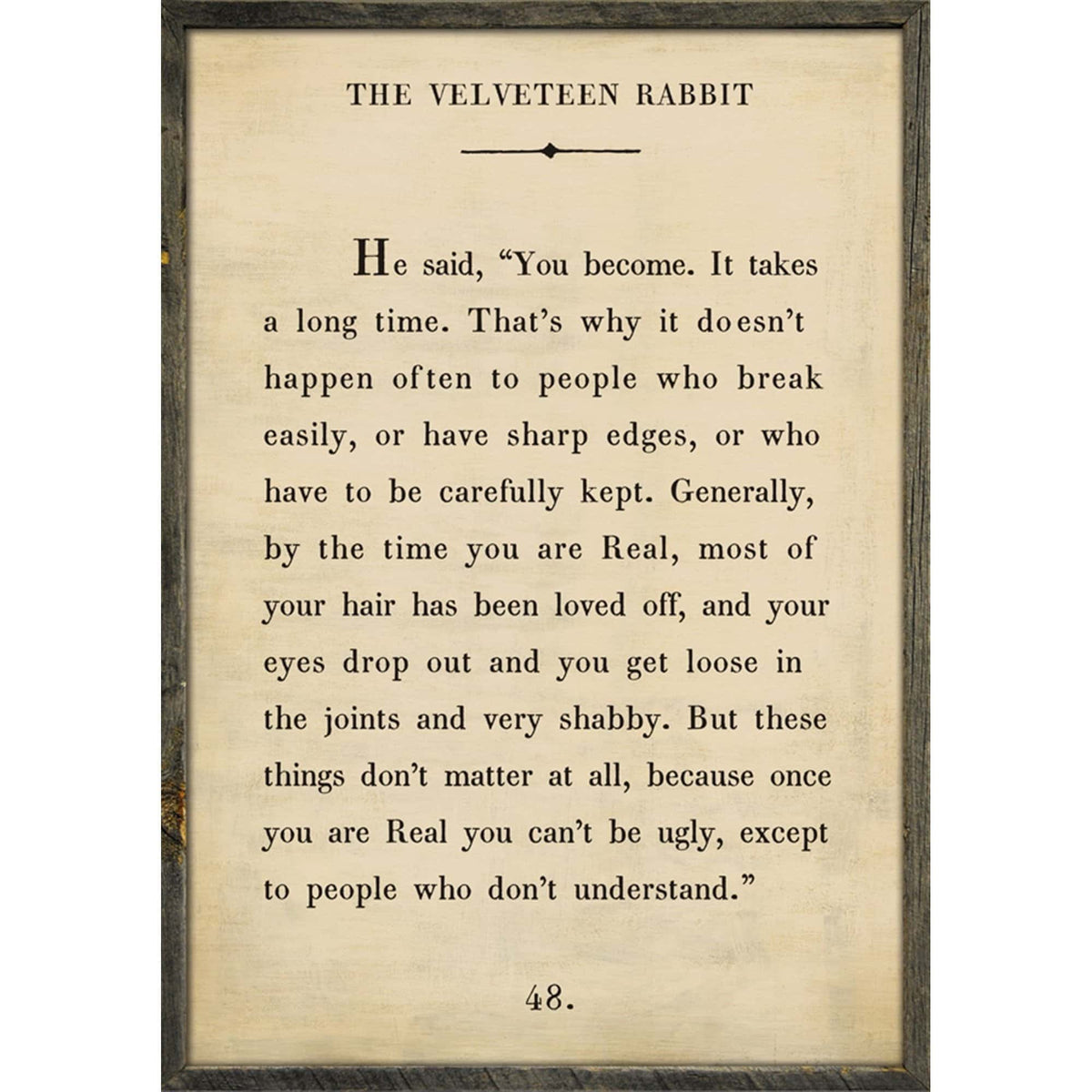 The Velveteen Rabbit - Book Collection Art Print-Art Print-Jack and Jill Boutique