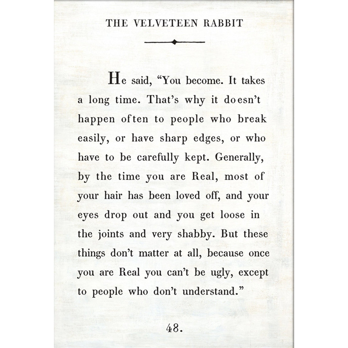 The Velveteen Rabbit - Book Collection Art Print-Art Print-Jack and Jill Boutique