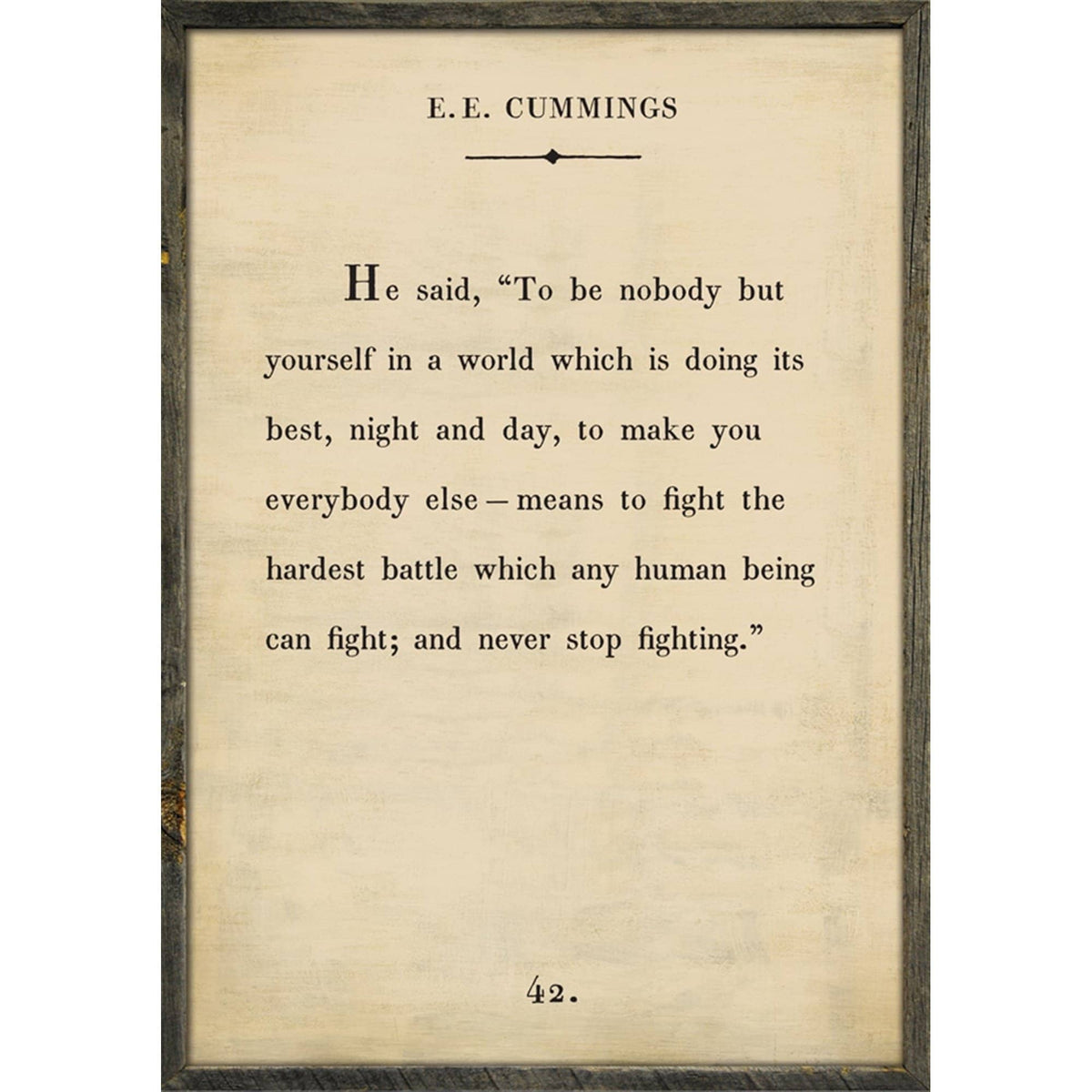 E. E. Cummings - Book Collection Art Print-Art Print-Jack and Jill Boutique