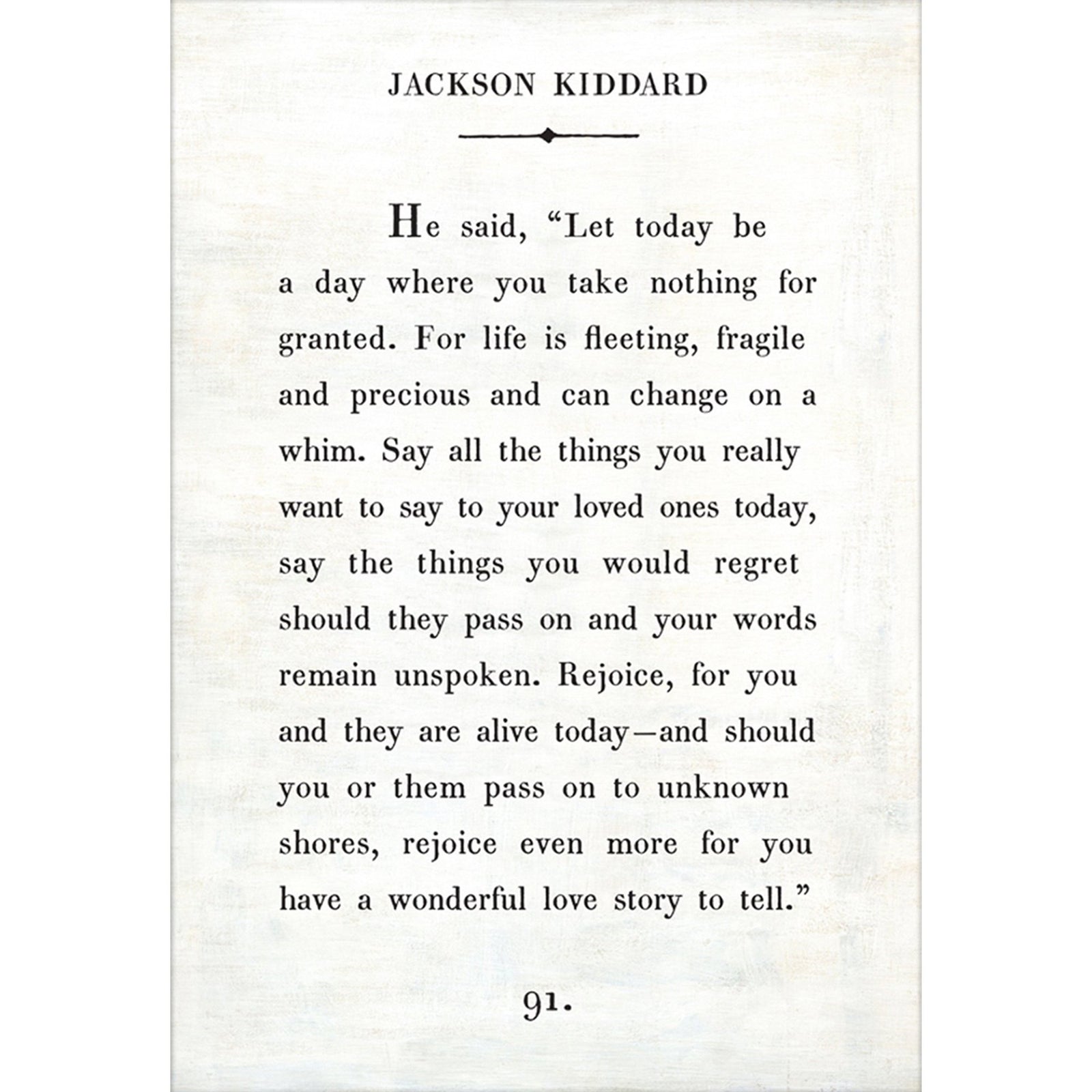 Jackson Kiddard - Book Collection Art Print-Art Print-17" x 25"-White-Gallery Wrap-Jack and Jill Boutique