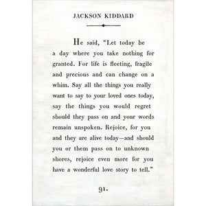 Jackson Kiddard - Book Collection Art Print-Art Print-17" x 25"-White-Gallery Wrap-Jack and Jill Boutique