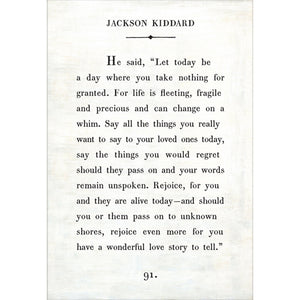 Jackson Kiddard - Book Collection Art Print-Art Print-17" x 25"-White-Gallery Wrap-Jack and Jill Boutique