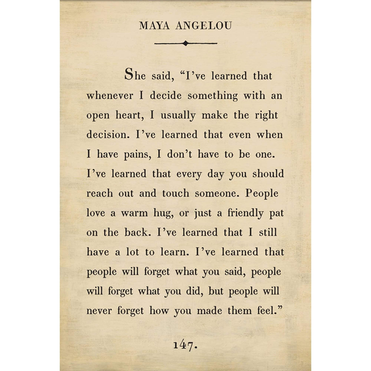 Maya Angelou - Book Collection Art Print-Art Print-Jack and Jill Boutique