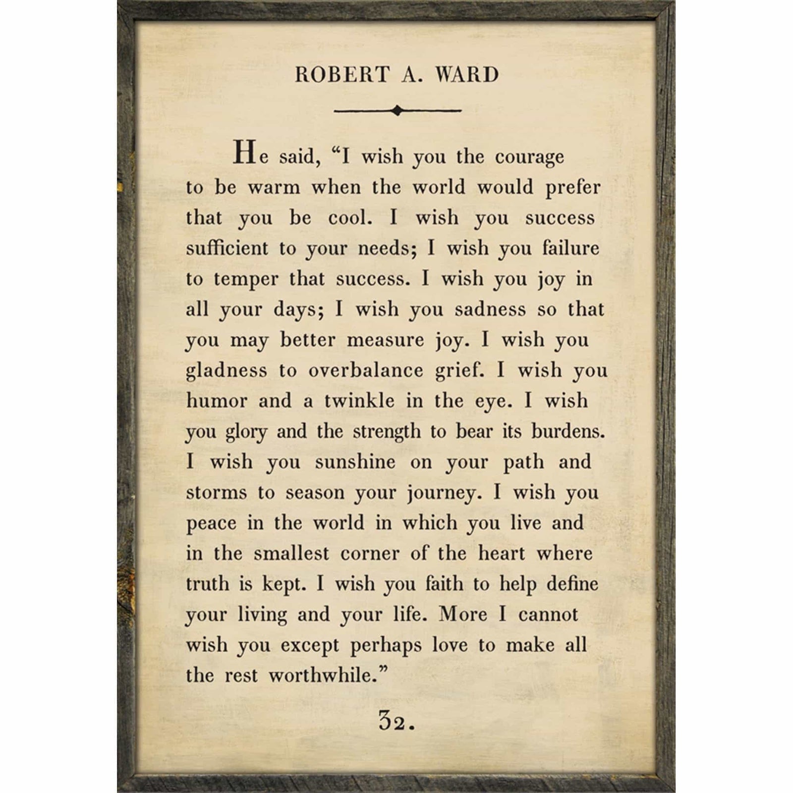 Robert A. Ward - Book Collection Art Print-Art Print-17" x 25"-Cream-Grey Wood Frame-Jack and Jill Boutique