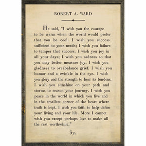 Robert A. Ward - Book Collection Art Print-Art Print-17" x 25"-Cream-Grey Wood Frame-Jack and Jill Boutique