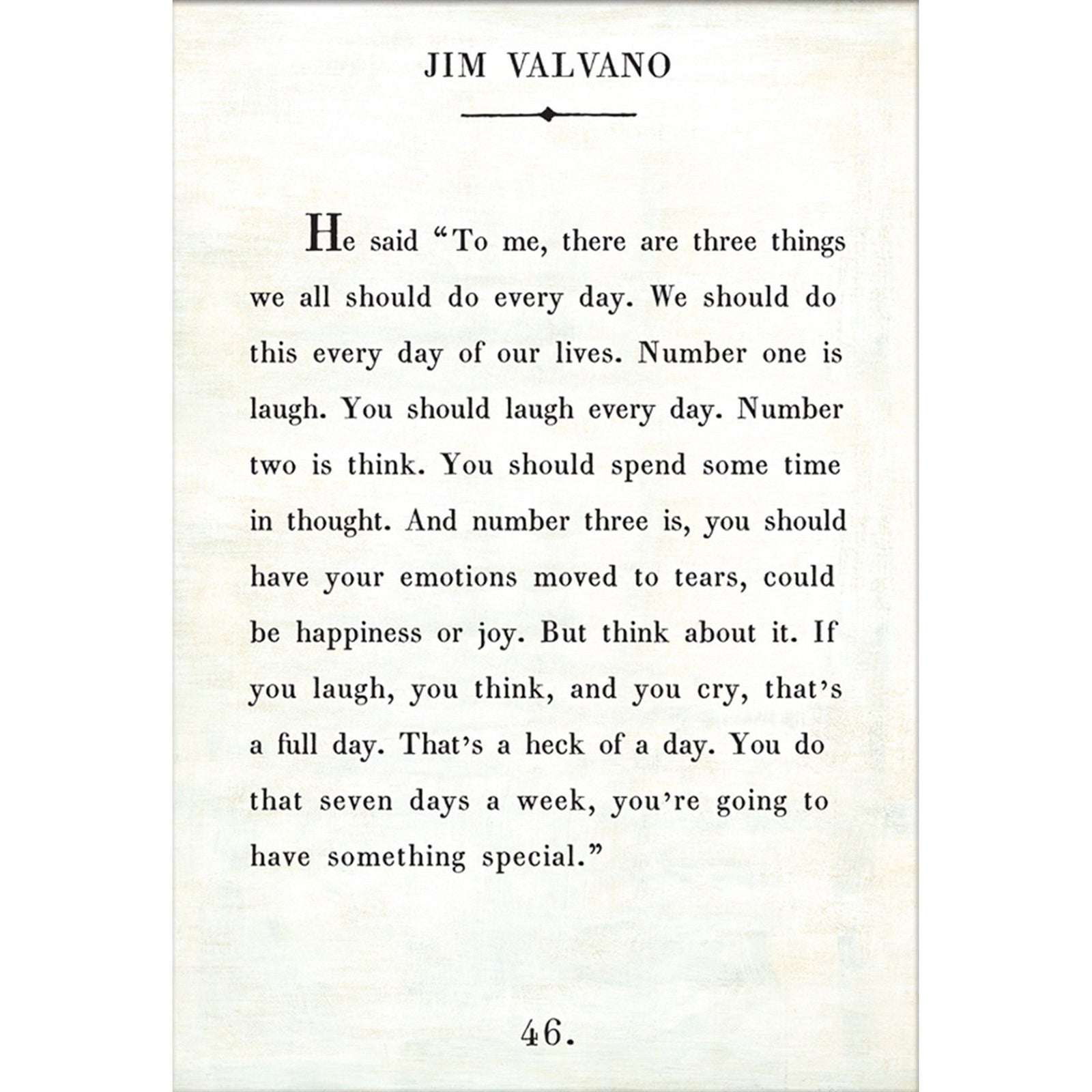 Jim Valvano - Book Collection Art Print-Art Print-17" x 25"-White-Gallery Wrap-Jack and Jill Boutique