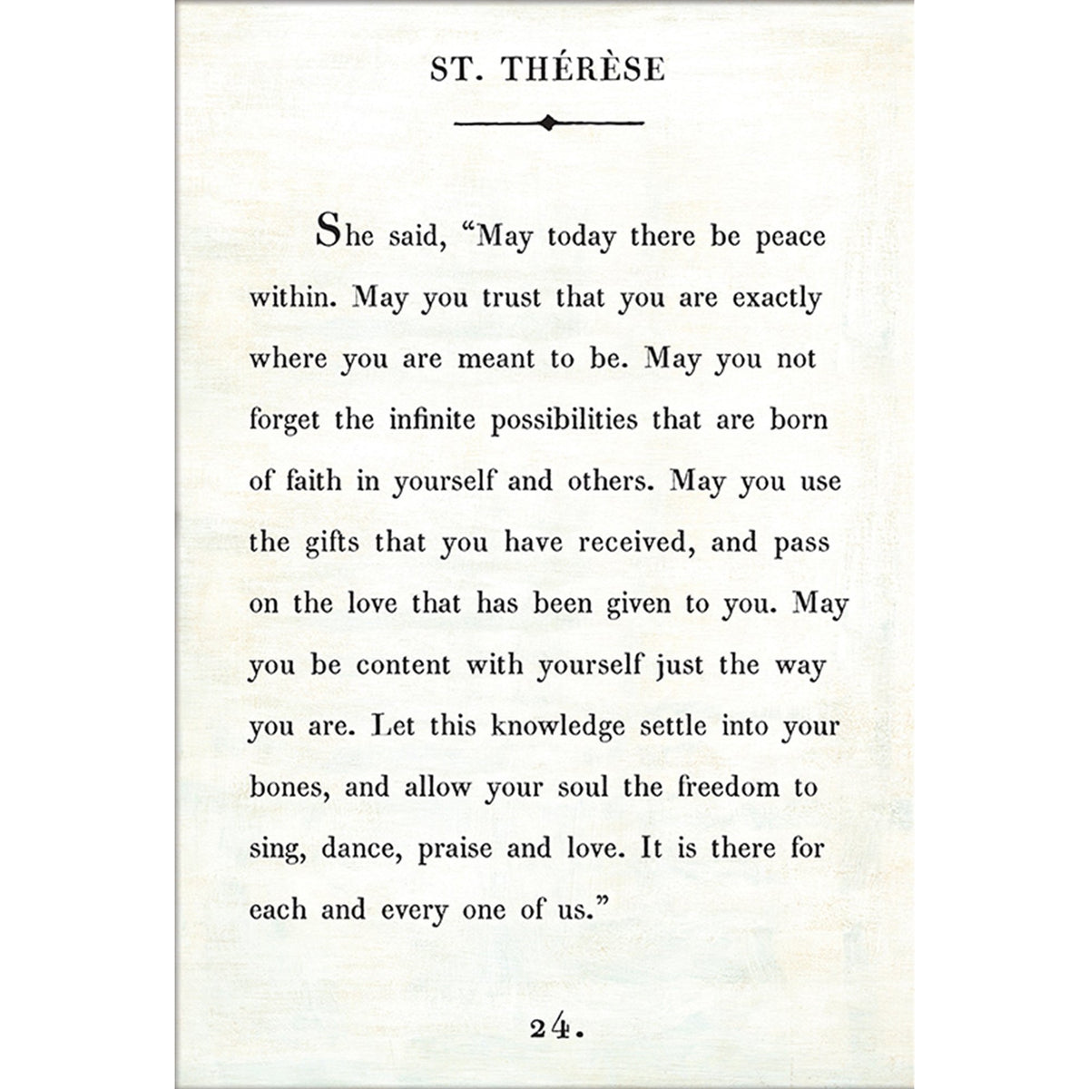 St. Therese - Book Collection Art Print-Art Print-Jack and Jill Boutique